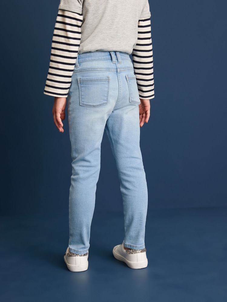 Helle Denim-Waschung/Used-Optik - Skinny Jeans (3–16Jahre) - Bild 2 von 6