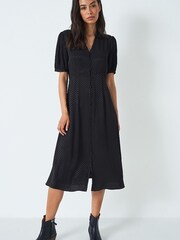 Crew Clothing Company A-Line Black Dress - Image 3 of 6