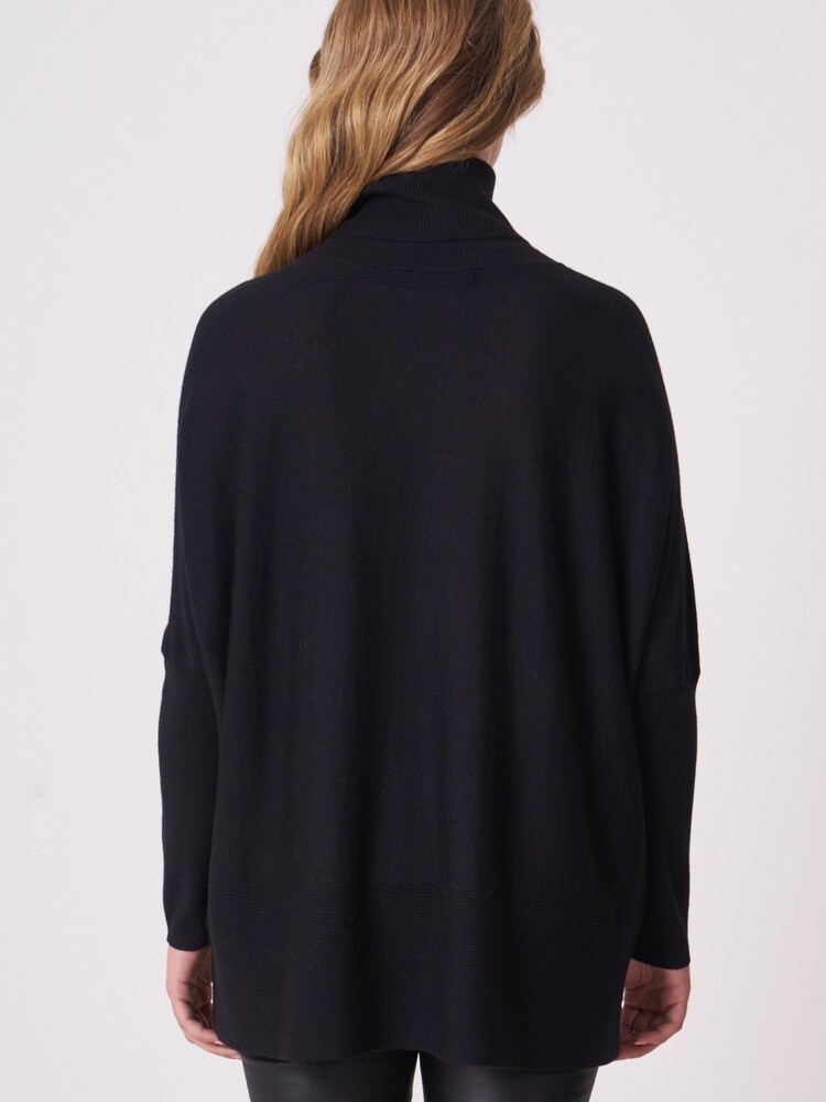 Repeat Cashmere Black Jumper - Image 2 of 4