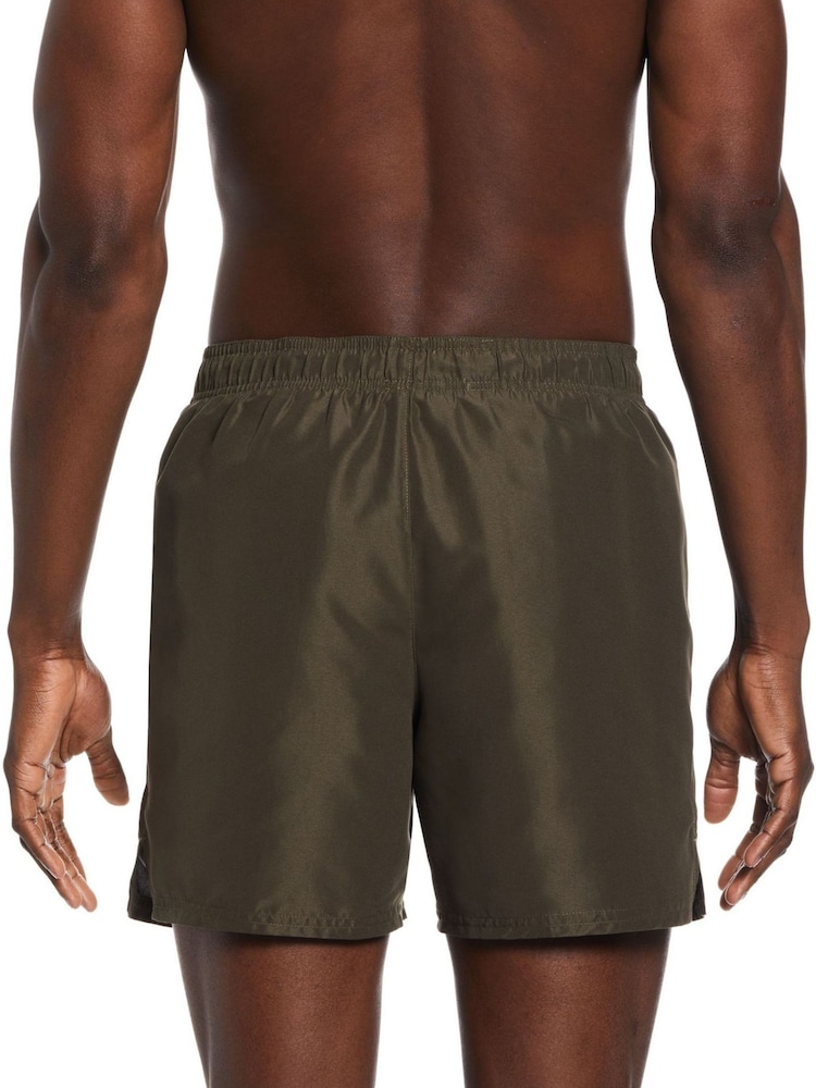 Nike Khaki Green 5 Inch Essential Volley Swim Shorts - Image 2 of 5