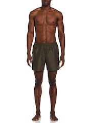 Nike Khaki Green 5 Inch Essential Volley Swim Shorts - Image 3 of 5