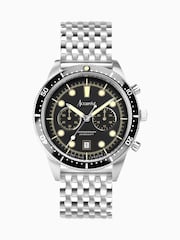 Accurist Dive Mens Silver Tone Stainless Steel Bracelet Chronograph Watch - Image 1 of 6
