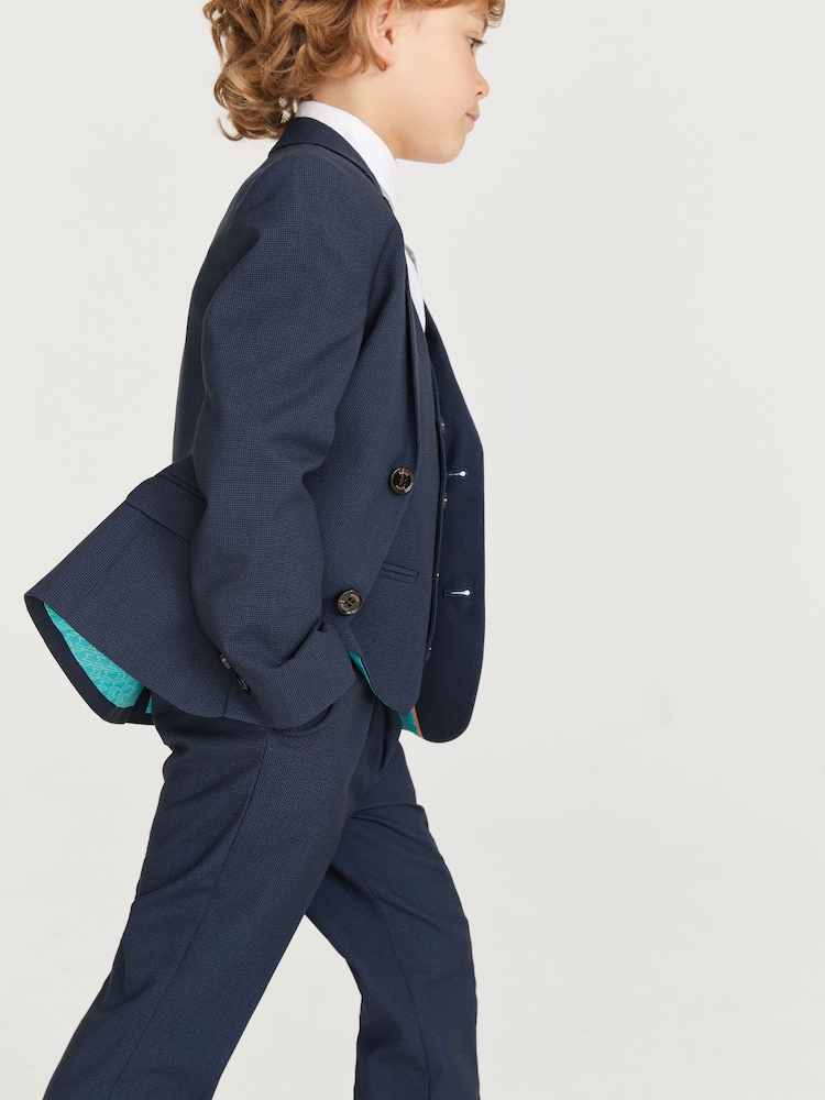 Marineblauw - Baker By Ted Baker kostuumjasje - Image 4 of 9