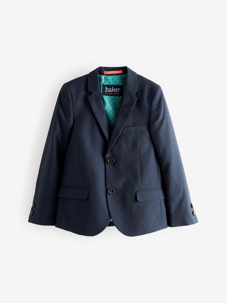 Marineblauw - Baker By Ted Baker kostuumjasje - Image 7 of 9