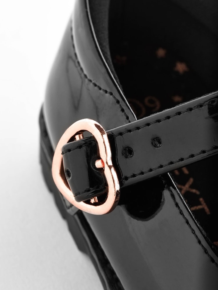 Brevet noir - Chaussures School Junior Bow T-Bar - Image 6 of 7