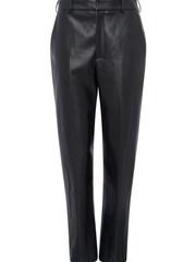 French Connection Crolenda Pu Tapered Black Trousers - Image 4 of 4