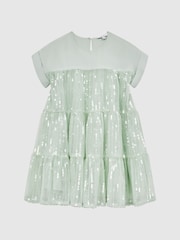Reiss Sage Luci 4-9 yrs Sequin Tiered Dress - Image 2 of 6