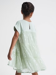 Reiss Sage Luci 4-9 yrs Sequin Tiered Dress - Image 5 of 6