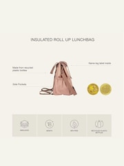 Citron Olive Green Insulated Roll-Up Lunch Bag - Image 6 of 6