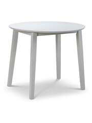 Julian Bowen Grey Coast Double Drop Leaf Round 4 Seater Dining Set - Image 2 of 4