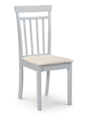 Julian Bowen Grey Coast Double Drop Leaf Round 4 Seater Dining Set - Image 3 of 4