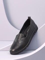 Schwarz - Forever Comfort® Lederslipper mit Motionflex - Bild 4 von 6