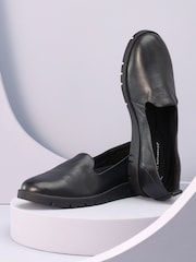 Schwarz - Forever Comfort® Lederslipper mit Motionflex - Bild 6 von 6