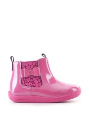 Start Rite Pink Wonderland Leather Zip Up Chelsea Boots - Image 1 of 6