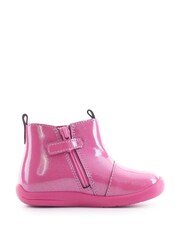 Start Rite Pink Wonderland Leather Zip Up Chelsea Boots - Image 2 of 6