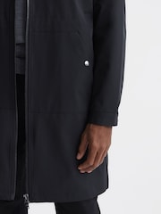 Reiss Black Sidahn Hooded Parker - Image 7 of 7