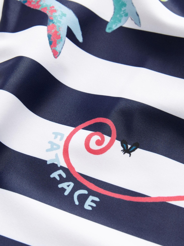 FatFace Navy Blue Sunsafe and Hat Set - Image 7 of 8