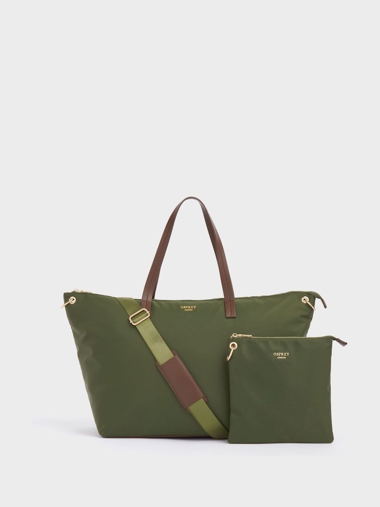 Verde cáqui - Osprey London de fim de semana de nylon The Wanderer da Purse com bolso - Imagem 1 de 6