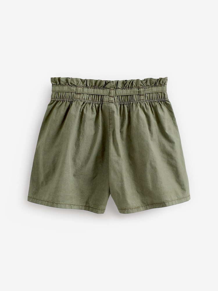 Khaki Green Parachute Cargo Shorts (3-16yrs) - Image 5 of 5