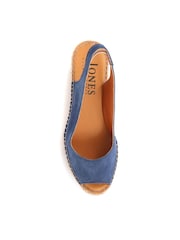 Jones Bootmaker Ladies Natural Rosanna Slingback Wedges - Image 5 of 6