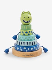 JoJo Maman Bébé Green Dino Wooden Stacker - Image 1 of 2