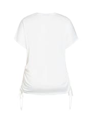 City Chic White Luna T-Shirt - Image 4 of 4