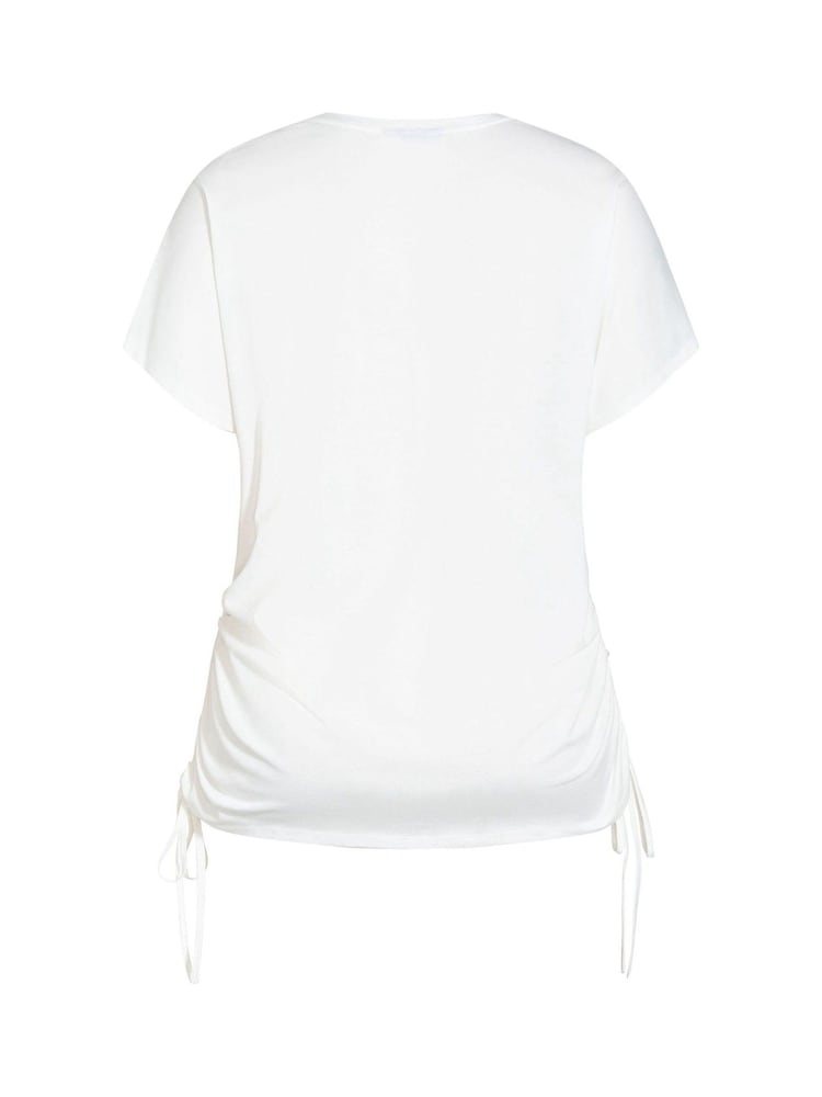 City Chic White Luna T-Shirt - Image 4 of 4