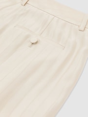 Atelier Satin Pinstripe Wide-Leg Trousers - Image 6 of 6