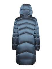 Geox Womens Blue Adrya Parka - Image 3 of 6