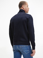 Tommy Hilfiger Blue Logo Sweatshirt - Image 2 of 7