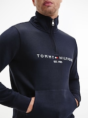 Tommy Hilfiger Blue Logo Sweatshirt - Image 4 of 7
