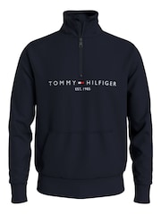 Tommy Hilfiger Blue Logo Sweatshirt - Image 5 of 7