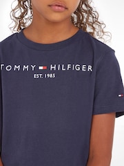 Tommy Hilfiger Blue Essential 100% Cotton T-Shirt - Image 3 of 5