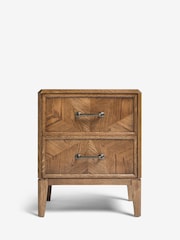 Nina Campbell Brown Tedworth 2 Drawer 2 Drawer Bedside - Image 4 of 8