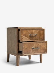 Nina Campbell Brown Tedworth 2 Drawer 2 Drawer Bedside - Image 5 of 8