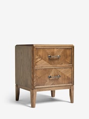 Nina Campbell Brown Tedworth 2 Drawer 2 Drawer Bedside - Image 6 of 8