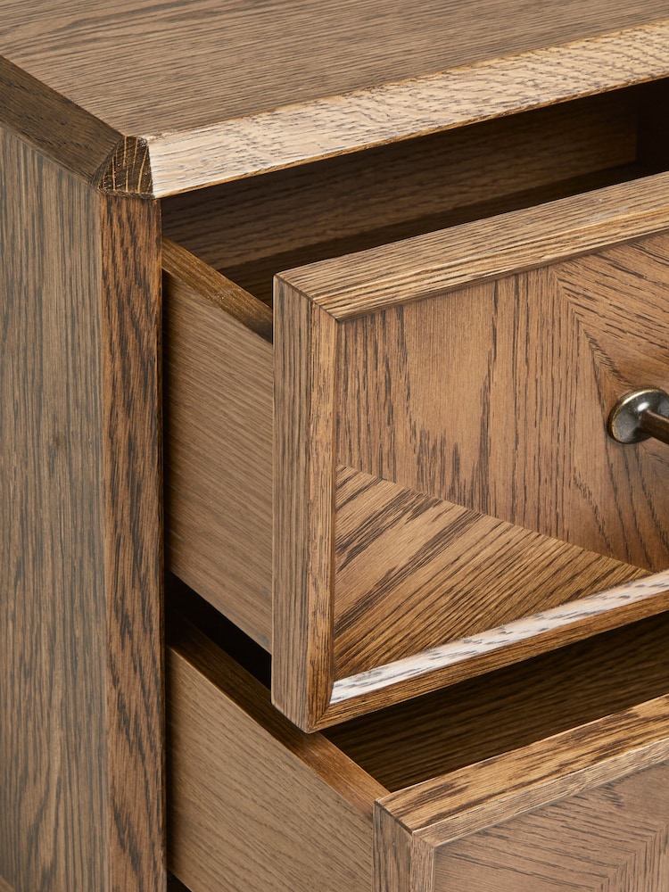 Nina Campbell Brown Tedworth 2 Drawer 2 Drawer Bedside - Image 8 of 8