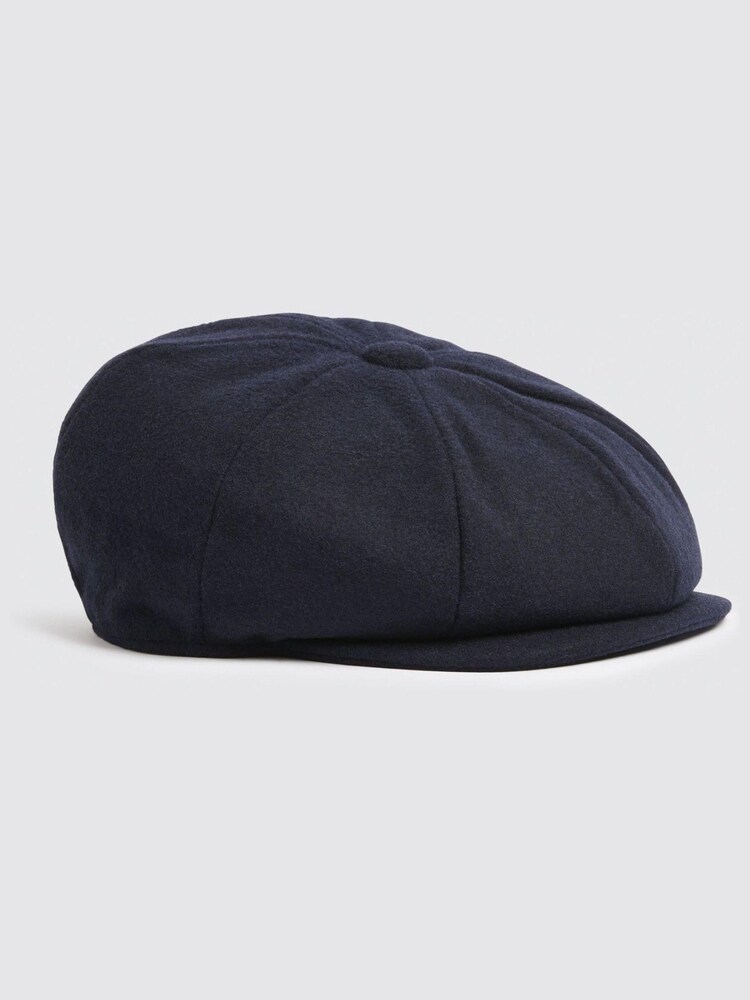 MOSS Blue Melton Baker Cap - Image 1 of 1