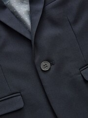 Navy Blue Skinny Fit Suit: Jacket (12mths-16yrs) - Image 7 of 9
