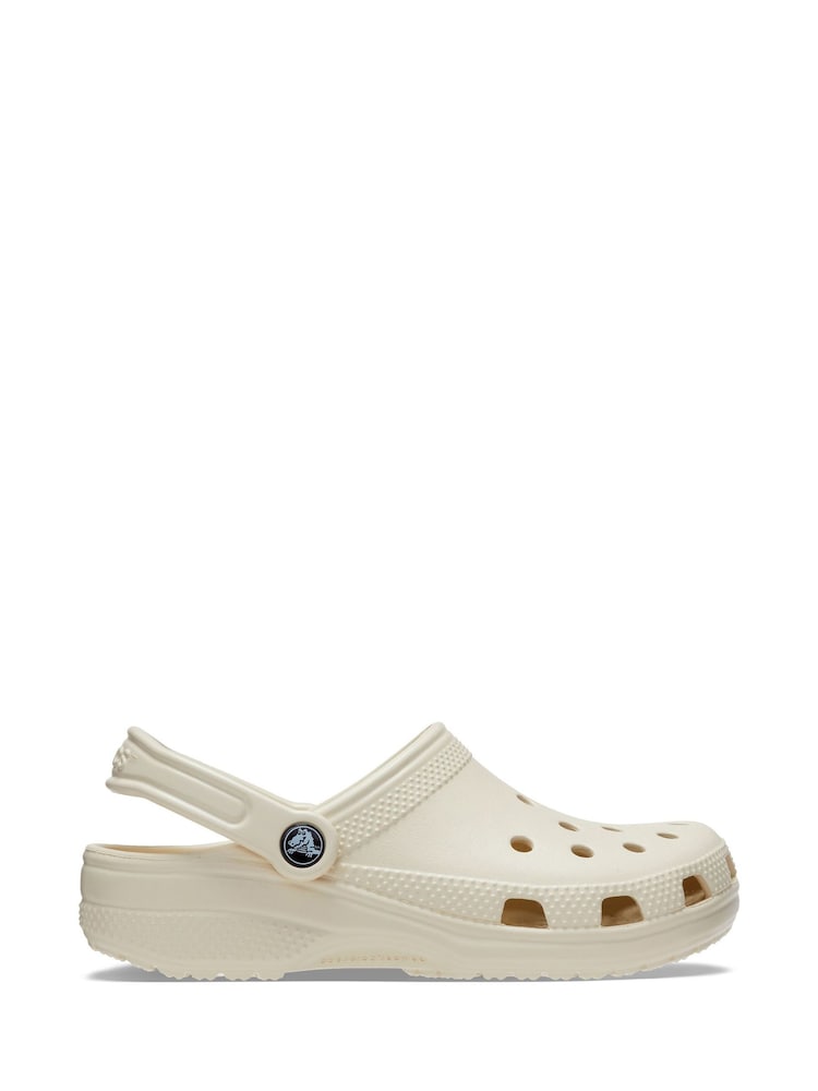Crocs Pale Beige Adults Classic Clogs - Image 1 of 9 Crocs Pale Beige Adults Classic Clogs - Image 1 of 9