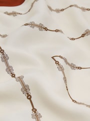 Reiss Ivory Jayce Chain-Print Halterneck Top - Image 6 of 6