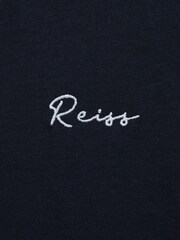 Reiss Todd Logo Camiseta bordada de algodón Jersey - Imagen 6 de 6