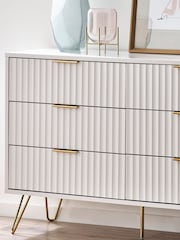Julian Bowen White Murano 6 Drawer Chest - Image 2 of 5