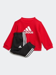 adidas Red Infant Bos Logo Tracksuit - Image 1 of 4