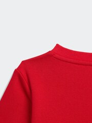 adidas Red Infant Bos Logo Tracksuit - Image 2 of 4