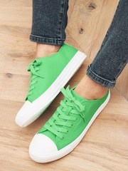 Green Wide Fit Forever Comfort® Baseball Trainers - Image 2 of 5