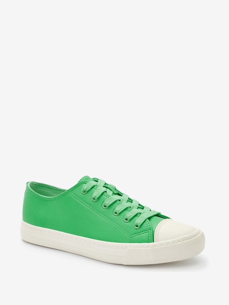 Green Wide Fit Forever Comfort® Baseball Trainers - Image 3 of 5