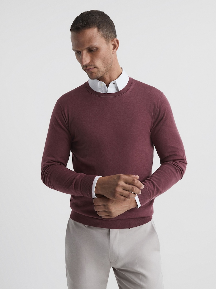 Reiss Berry Wessex Merino Wool Jumper - Image 1 of 6