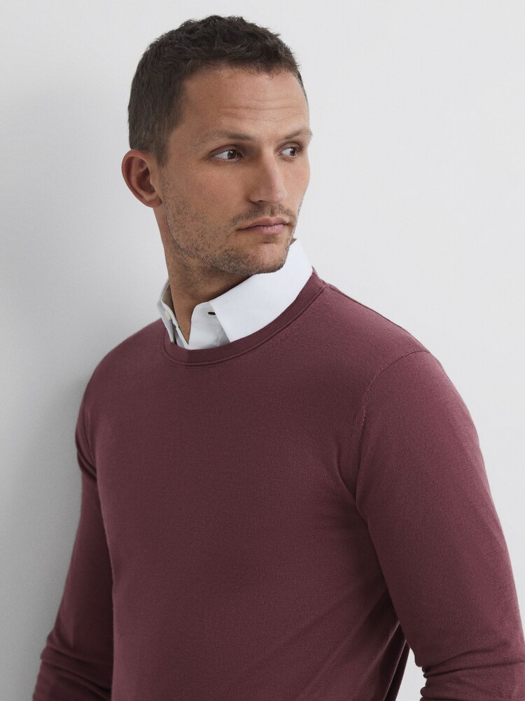 Reiss Berry Wessex Merino Wool Jumper - Image 6 of 6