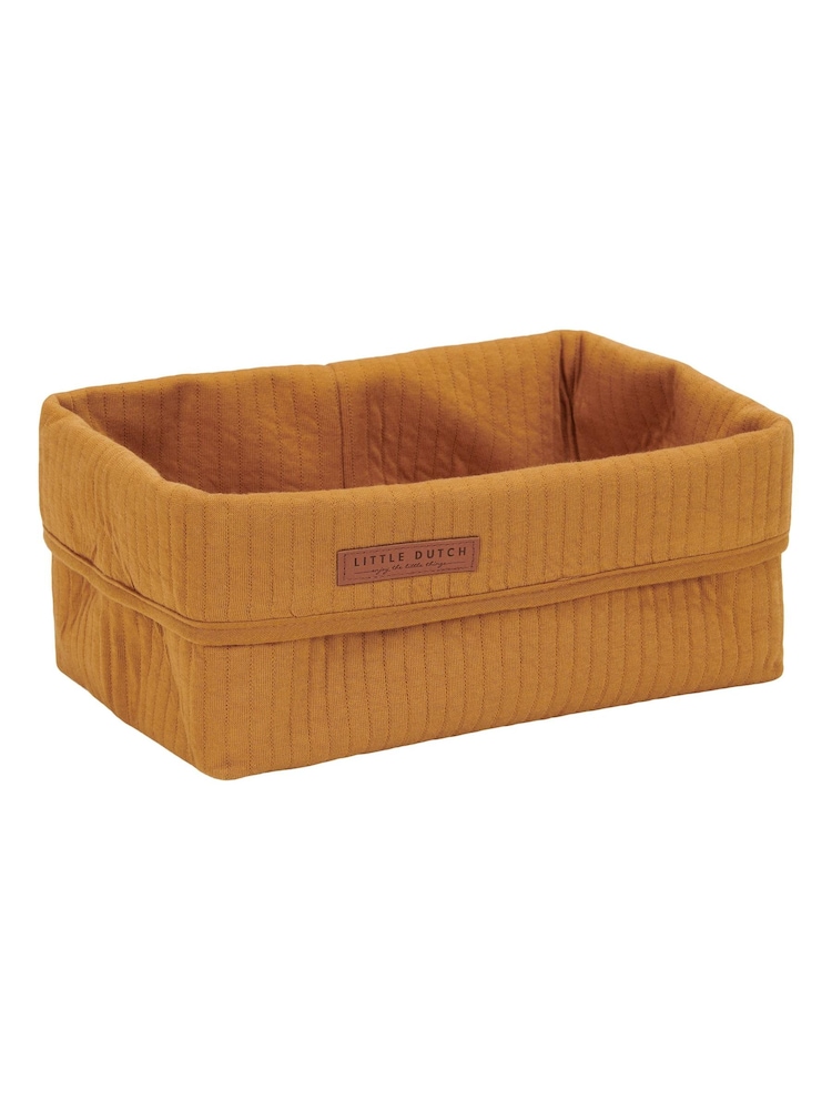 Little Dutch Yellow Large Pure Ochre Spice Storage Basket - Image 1 of 2